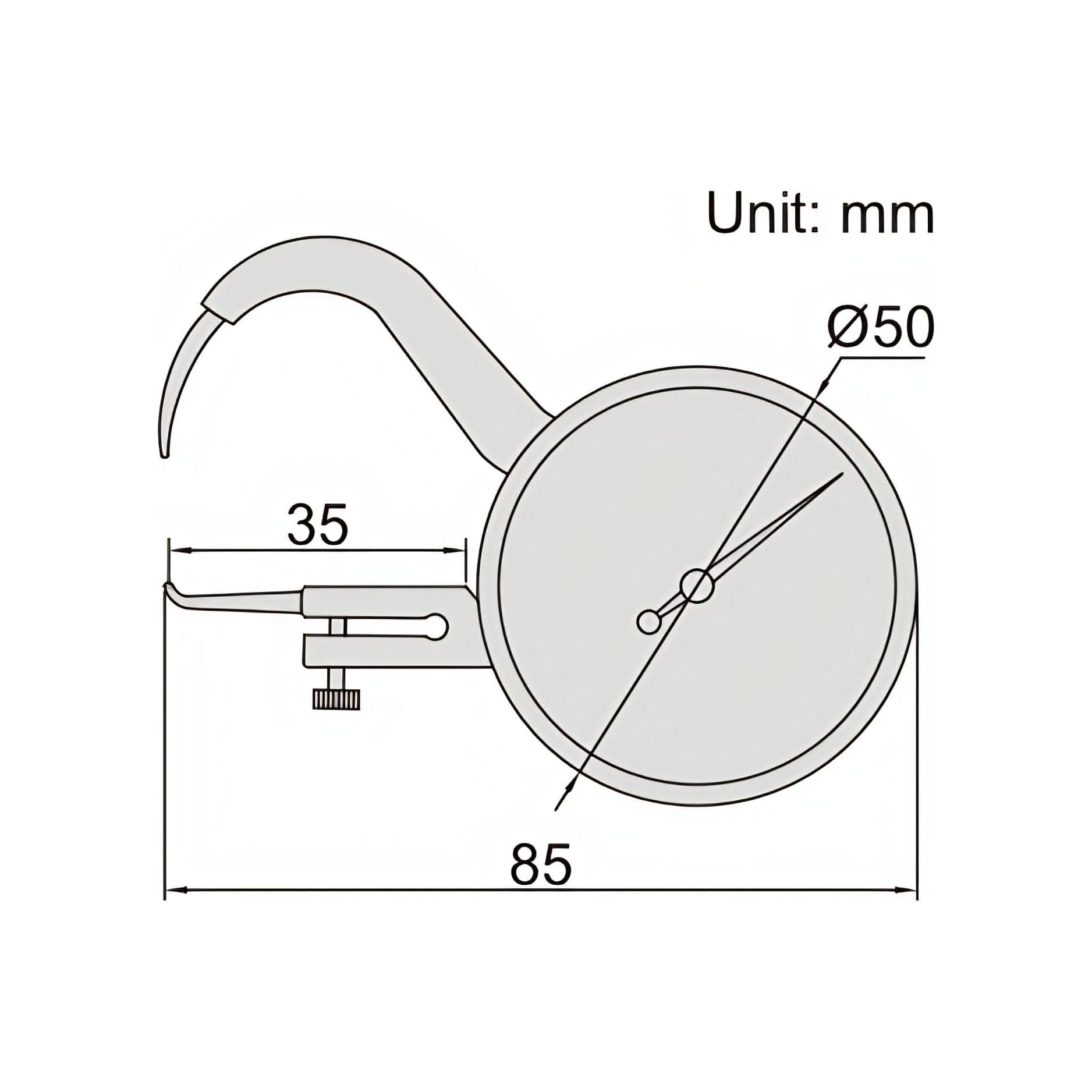 Insize Thickness Gauge 0-10mm x 0.05mm Range Series 2866-10 - Twin Eagle Imports