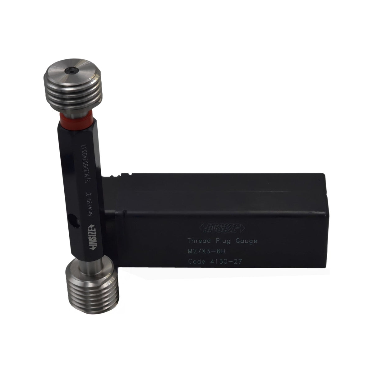 Insize Thread GO NOGO Plug Gauge M27x3mm Series 4130-27 - Twin Eagle Imports