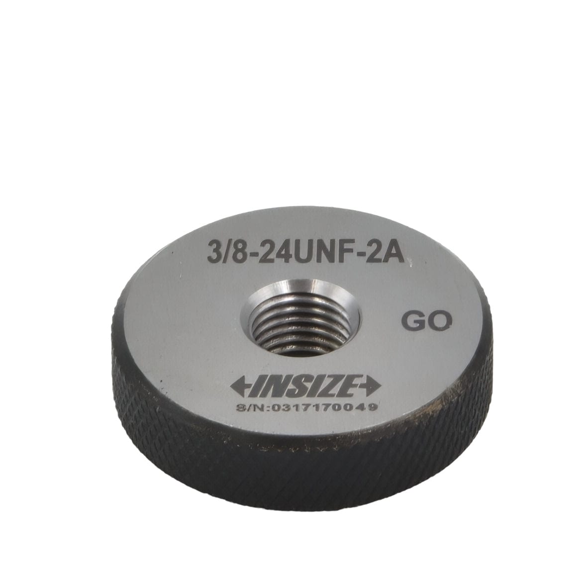 Insize Thread GO Ring Gauge 3/8"-24 UNF Series 4121-3C2 - Twin Eagle Imports