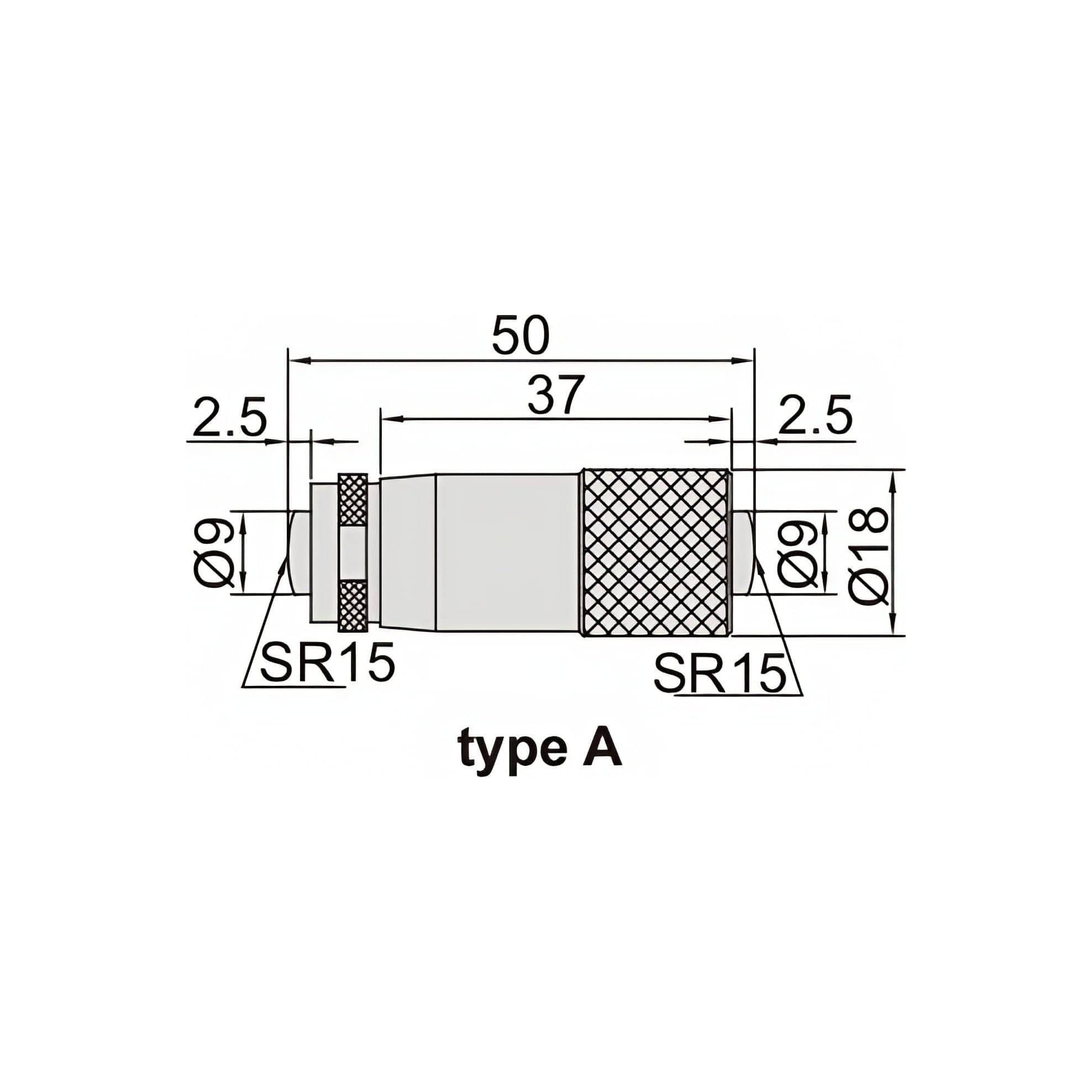 Insize Tubular Inside Micrometer 50-75mm Range Series 3229-75 - Twin Eagle Imports