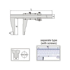 Insize Vernier Caliper 0-1000mm/0-40" Range Series 1214-1000 - Twin Eagle Imports