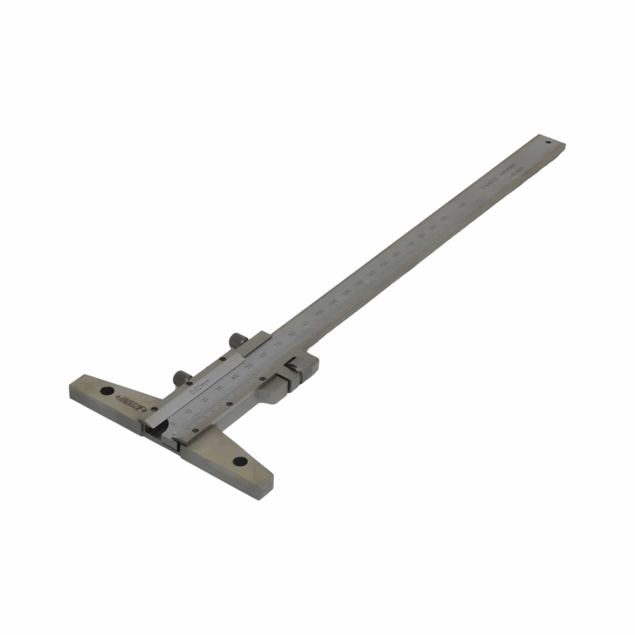 Insize Vernier Depth Gauge 0-200mm Range Series 1249-2001 - Twin Eagle Imports