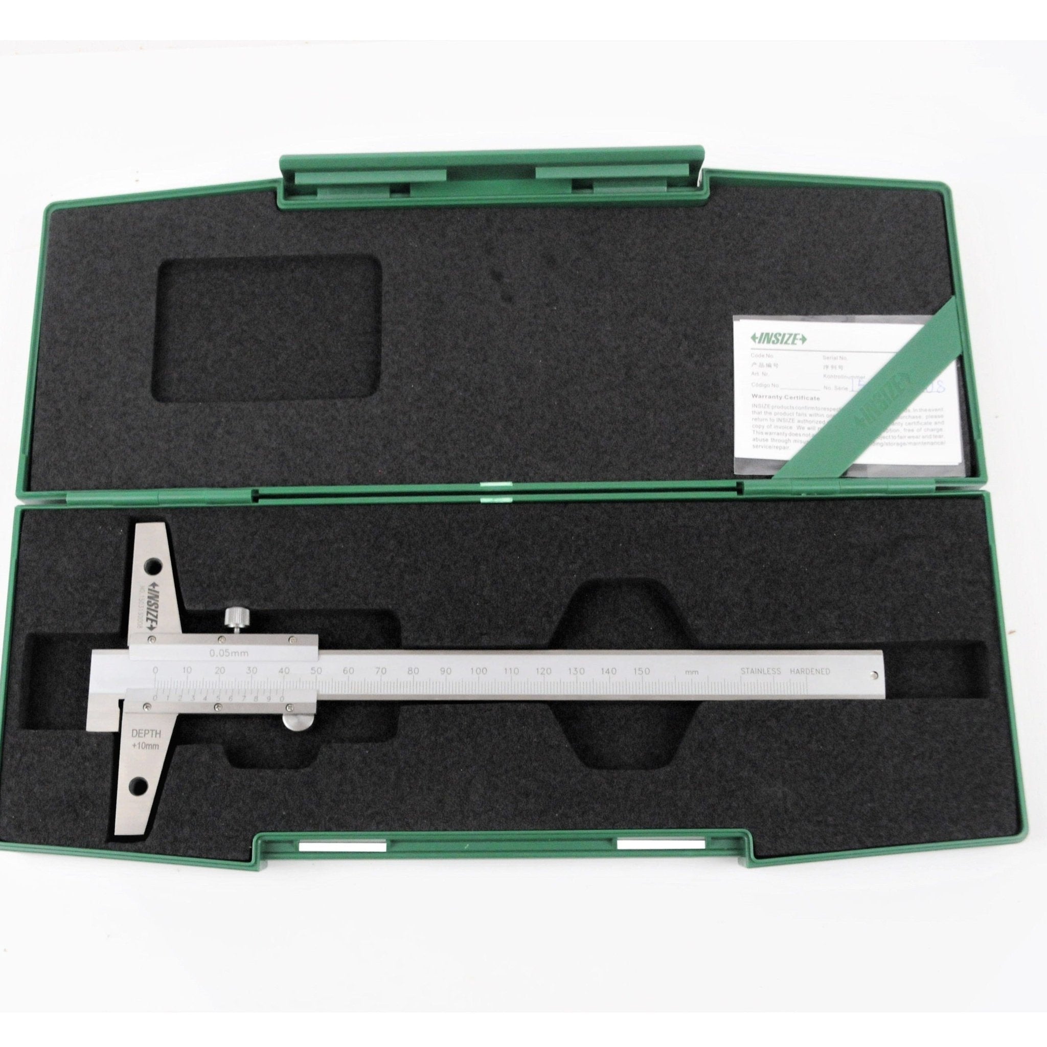 Insize Vernier Hook Depth Gauge 0-300mm Range Series 1248-300 - Twin Eagle Imports