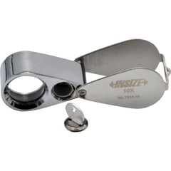 Insize x10 Illuminated Pocket Magnification Lens - Series 7515-10 - Twin Eagle Imports