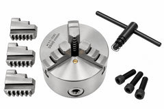 K11-100 3-Jaw 100mm Self-Centering Manual Lathe Chuck - Twin Eagle Imports