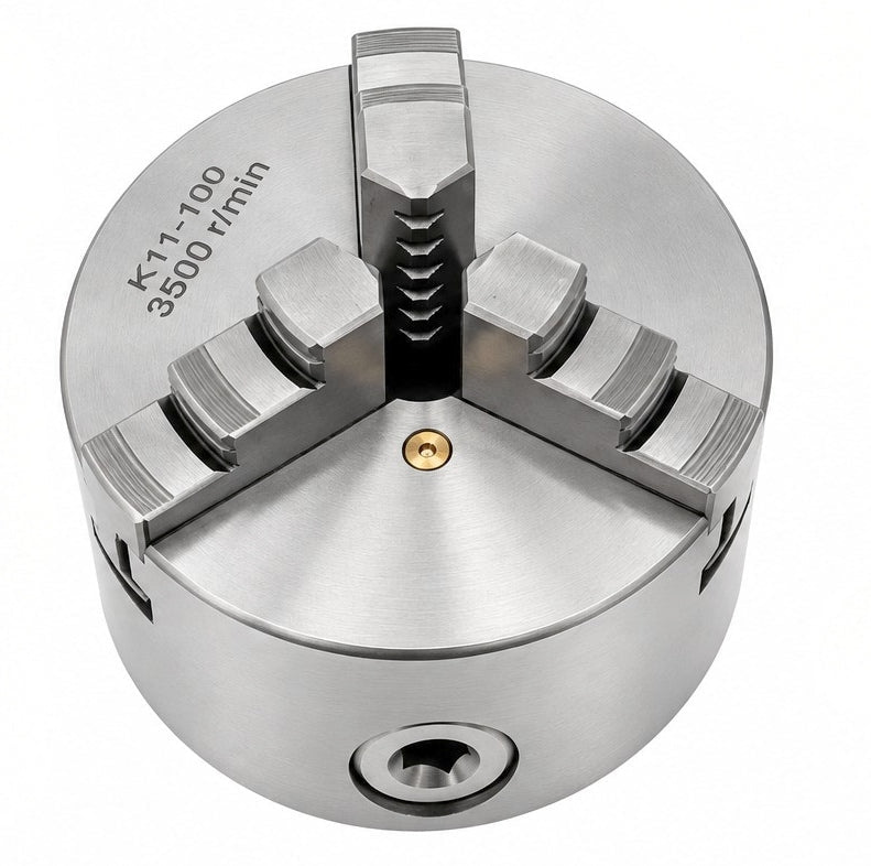 K11-100 3-Jaw 100mm Self-Centering Manual Lathe Chuck - Twin Eagle Imports