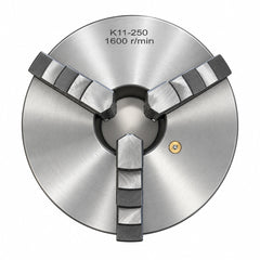 K11-250 3-Jaw 250mm Self-Centering Manual Lathe Chuck - Twin Eagle Imports