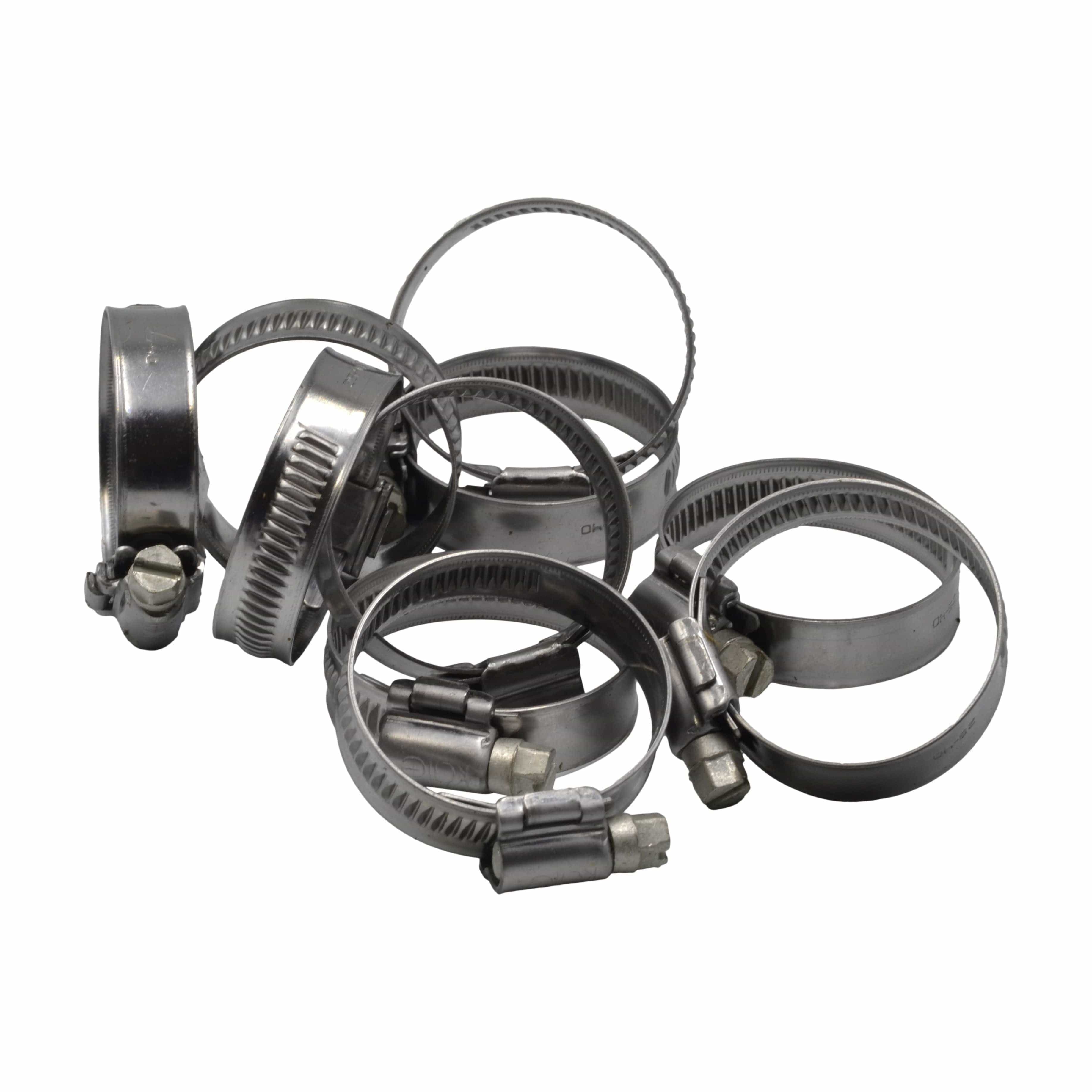 Kale Grab Kits 10 Piece Kale 304 Stainless Steel 25-40mm Worm Drive Hose Clamp