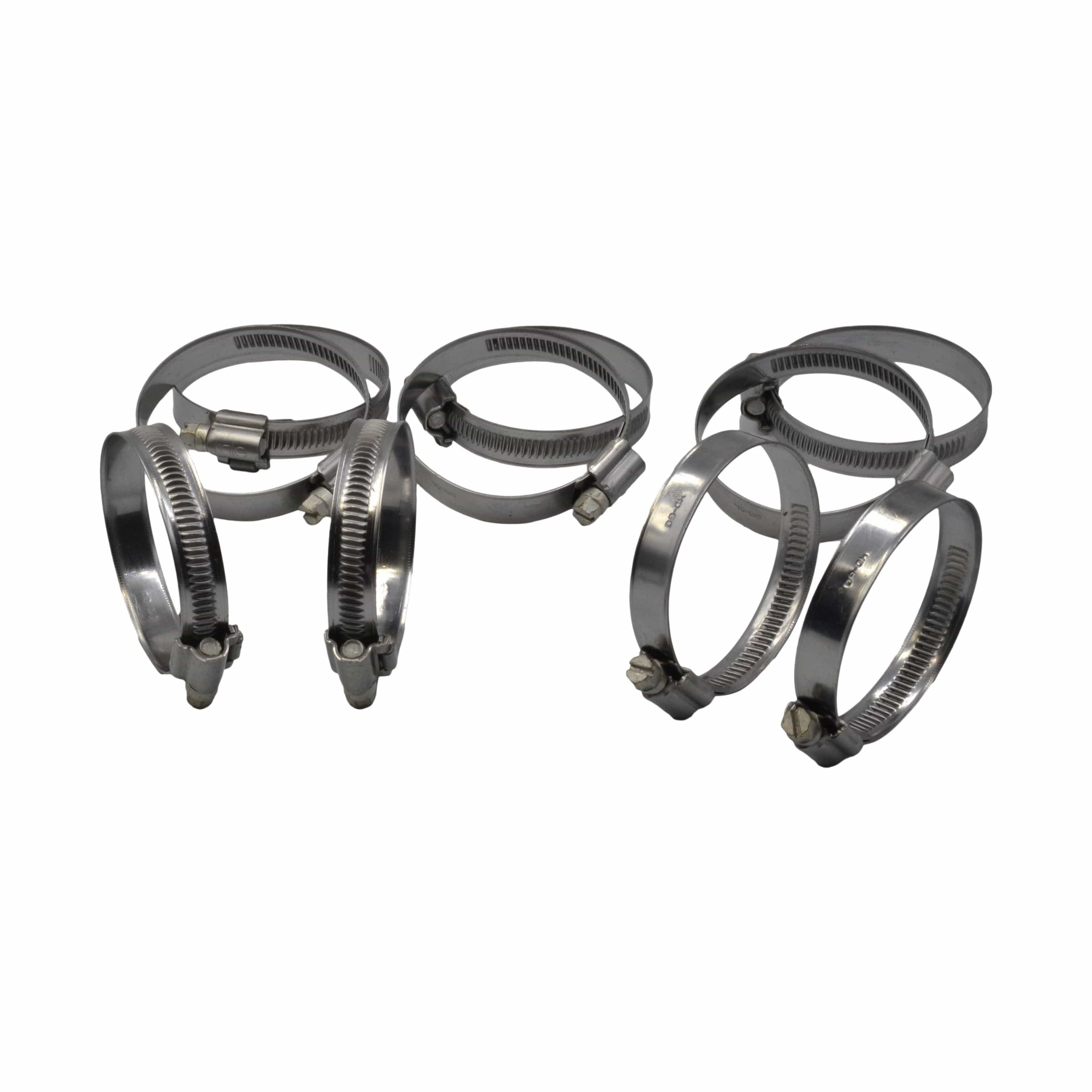 Kale Grab Kits 10 Piece Kale 304 Stainless Steel 40-60mm Worm Drive Hose Clamp