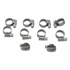 Kale Grab Kits 10 Piece Kale 304 Stainless Steel 8-16mm WD9 Worm Drive Hose Clamp