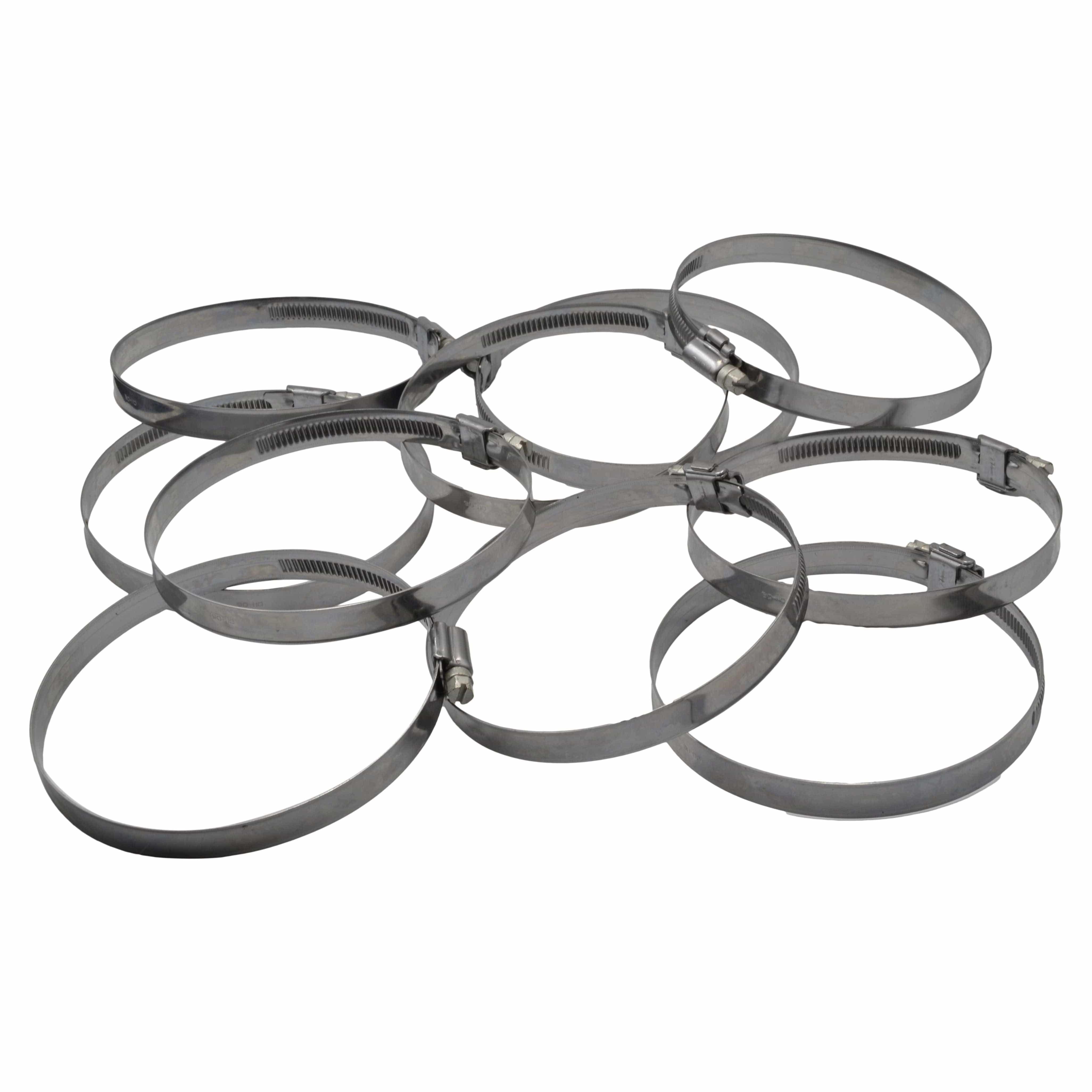 Kale Grab Kits 10 Piece Kale 304 Stainless Steel 90-110mm Worm Drive Hose Clamp