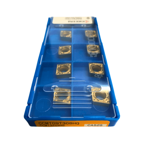 KYOCERA ASIA PACIFIC PTE LTD INSERTS 10pc Kyocera CCMT09T308HQ CA525 – Turning Insert (Finishing to Medium, HQ Chipbreaker)