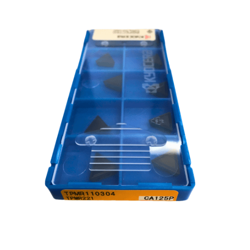 KYOCERA ASIA PACIFIC PTE LTD INSERTS 10pc Kyocera TPMR110304 CA125P – Turning Insert (Finishing to Medium, Steel Machining)