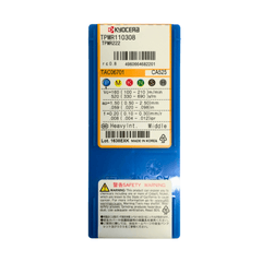 KYOCERA ASIA PACIFIC PTE LTD INSERTS 10pc Kyocera TPMR110308 CA525 – Turning Insert (Finishing to Medium, Steel Machining)