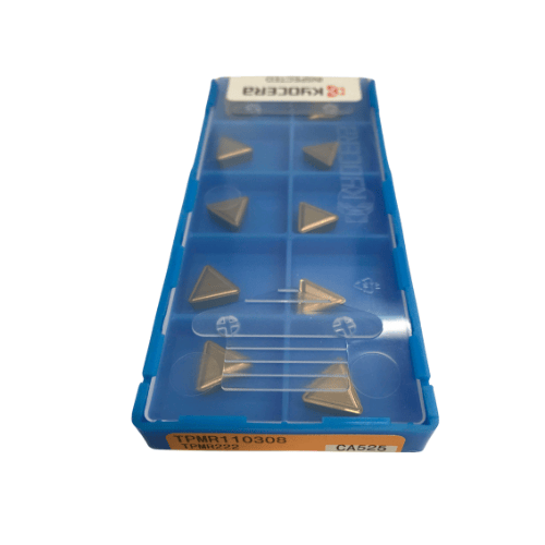 KYOCERA ASIA PACIFIC PTE LTD INSERTS 10pc Kyocera TPMR110308 CA525 – Turning Insert (Finishing to Medium, Steel Machining)