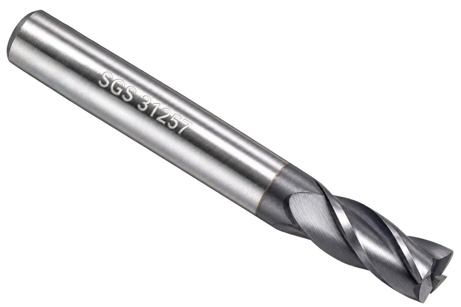 Kyocera SGS 31257 1/4" 4 Flute Ti-NAMITE-A AlTiN Coated Stub Carbide Square End Mill - Twin Eagle Imports