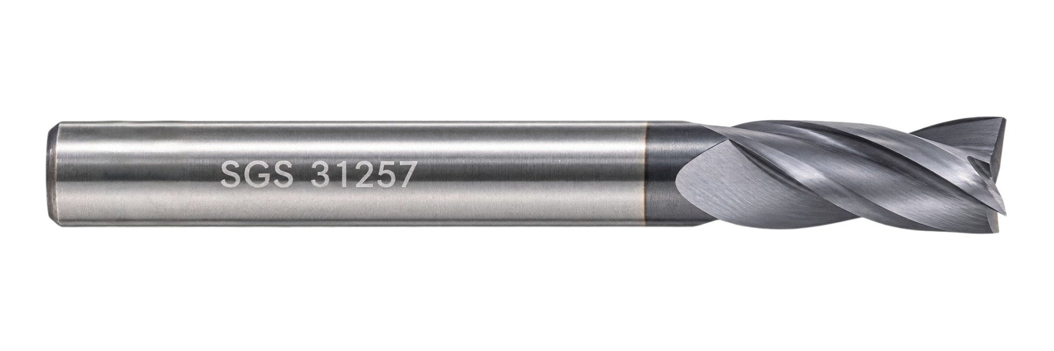 Kyocera SGS 31257 1/4" 4 Flute Ti-NAMITE-A AlTiN Coated Stub Carbide Square End Mill - Twin Eagle Imports