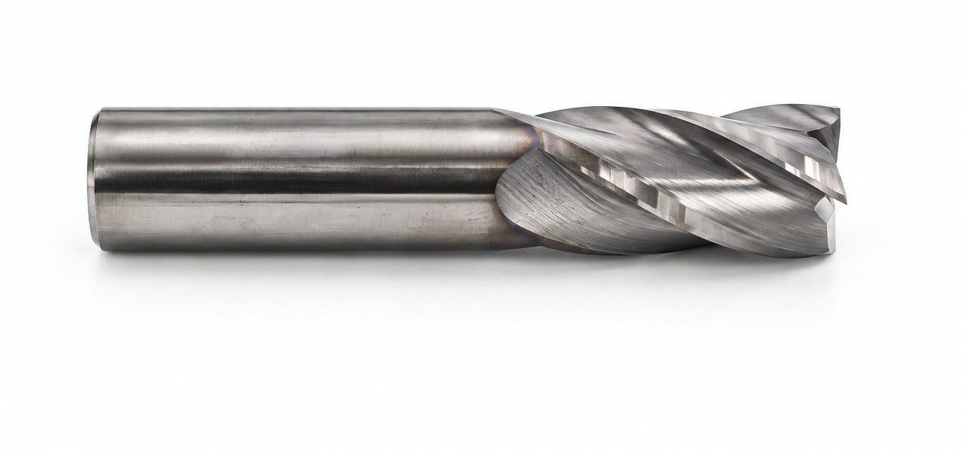 Kyocera SGS 40181 20mm 4 Flute Bright Uncoated Stub Carbide Square End Mill - Twin Eagle Imports