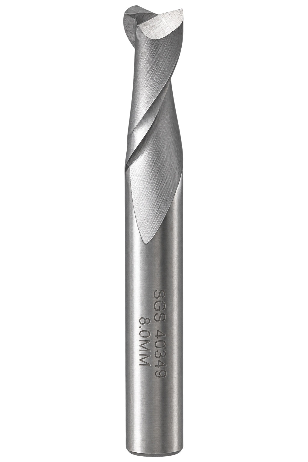 Kyocera SGS 40349 8mm 2 Flute Bright Uncoated Carbide Square End Mill - Twin Eagle Imports