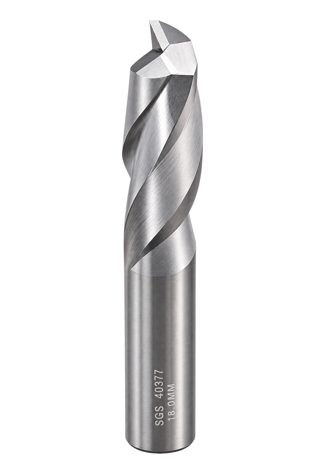 Kyocera SGS 40377 18mm 2 Flute Bright Uncoated Carbide Square End Mill - Twin Eagle Imports