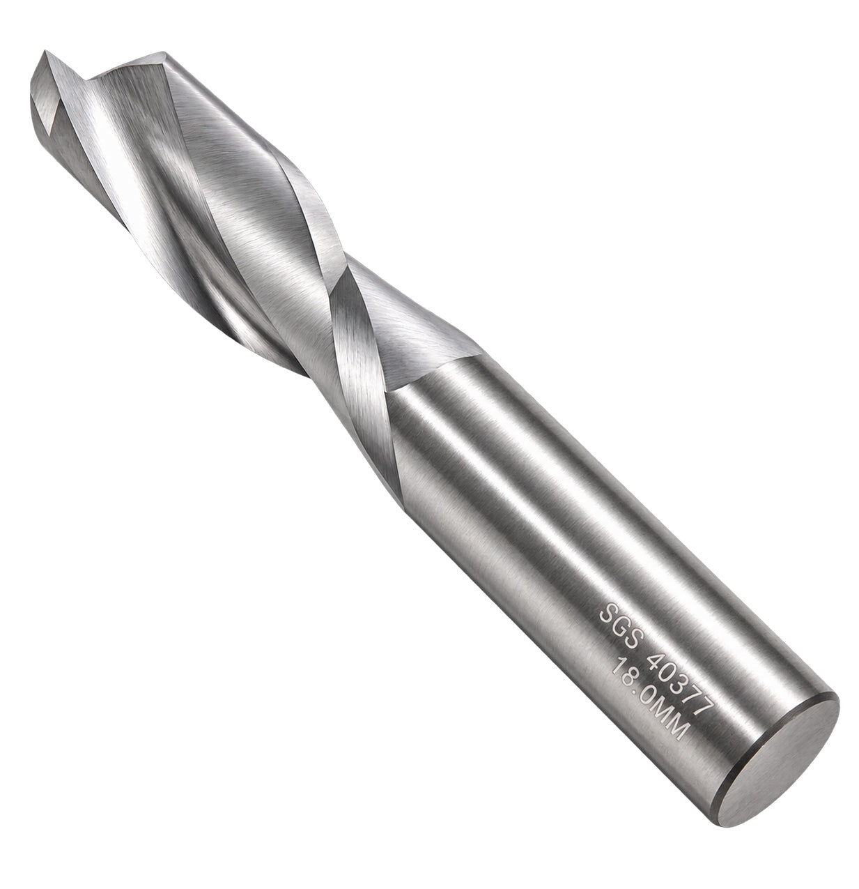 Kyocera SGS 40377 18mm 2 Flute Bright Uncoated Carbide Square End Mill - Twin Eagle Imports