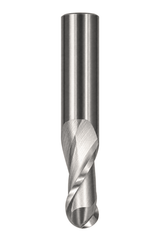 Kyocera SGS 40382 20mm 2 Flute Bright Uncoated Stub Carbide Ball Nose End Mill - Twin Eagle Imports