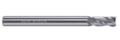 Kyocera SGS 41629 4mm 4 Flute Bright Uncoated Stub Carbide Square End Mill - Twin Eagle Imports
