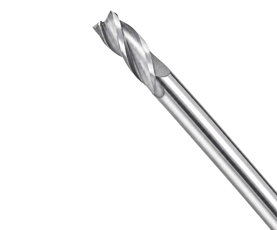 Kyocera SGS 41629 4mm 4 Flute Bright Uncoated Stub Carbide Square End Mill - Twin Eagle Imports