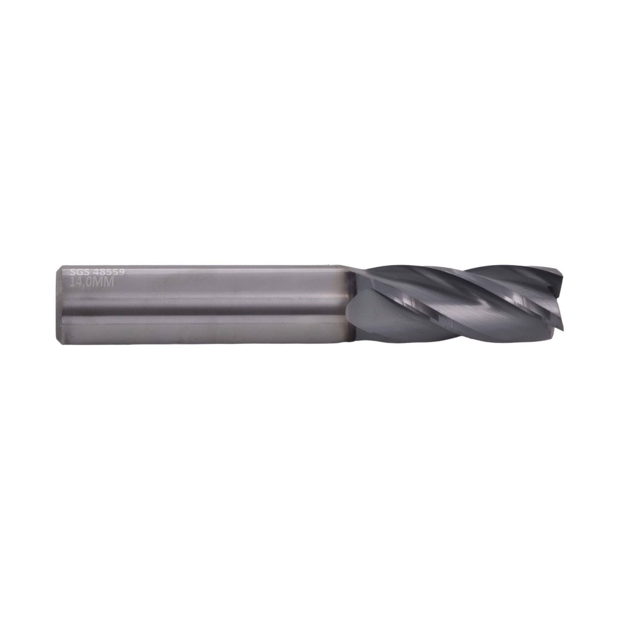 Kyocera SGS 48559 14mm 4 Flute Ti-NAMITE-A AlTiN Coated Carbide Square End Mill - Twin Eagle Imports