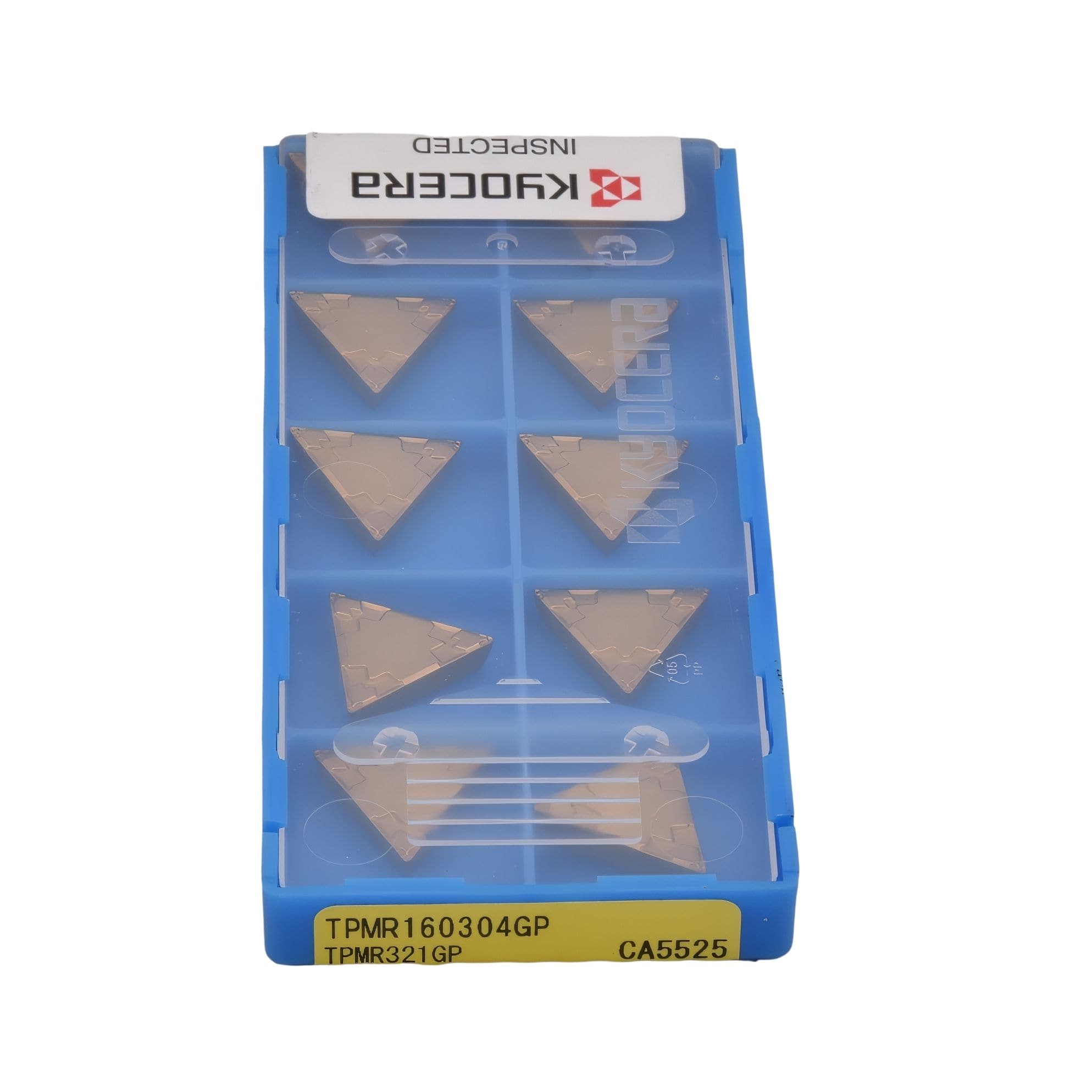 Kyocera TPMR160304GP CA5525 – Turning Insert (Positive Type, Steel Machining, Finishing Chipbreaker) - Twin Eagle Imports