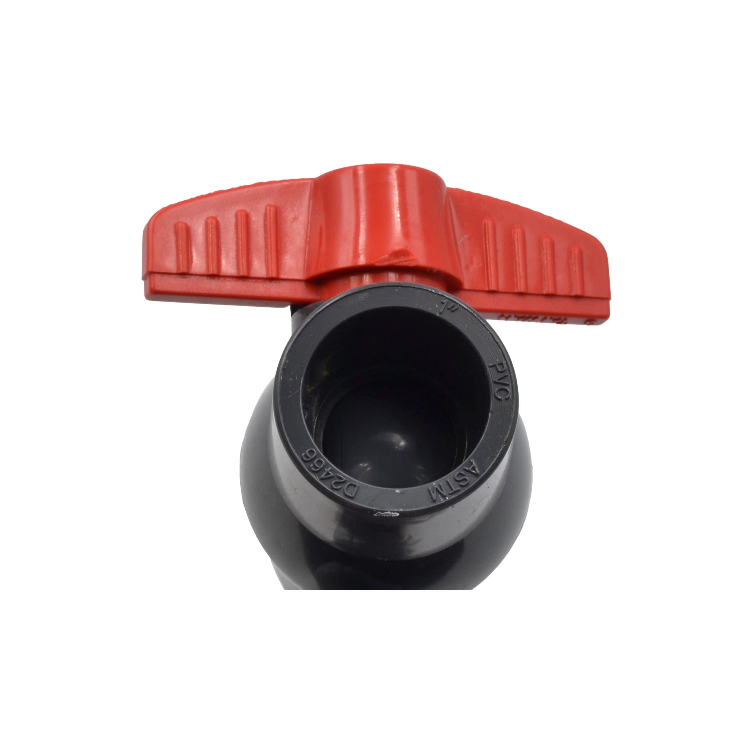 LD Valve Ball Valve 1pcs PVC Pipe Female/Female 1" Slip Join Ball Valve