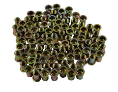 M10 Metric Zinc Plated Steel Nutserts Rivet Nuts Bulk Pack of 50 - Twin Eagle Imports