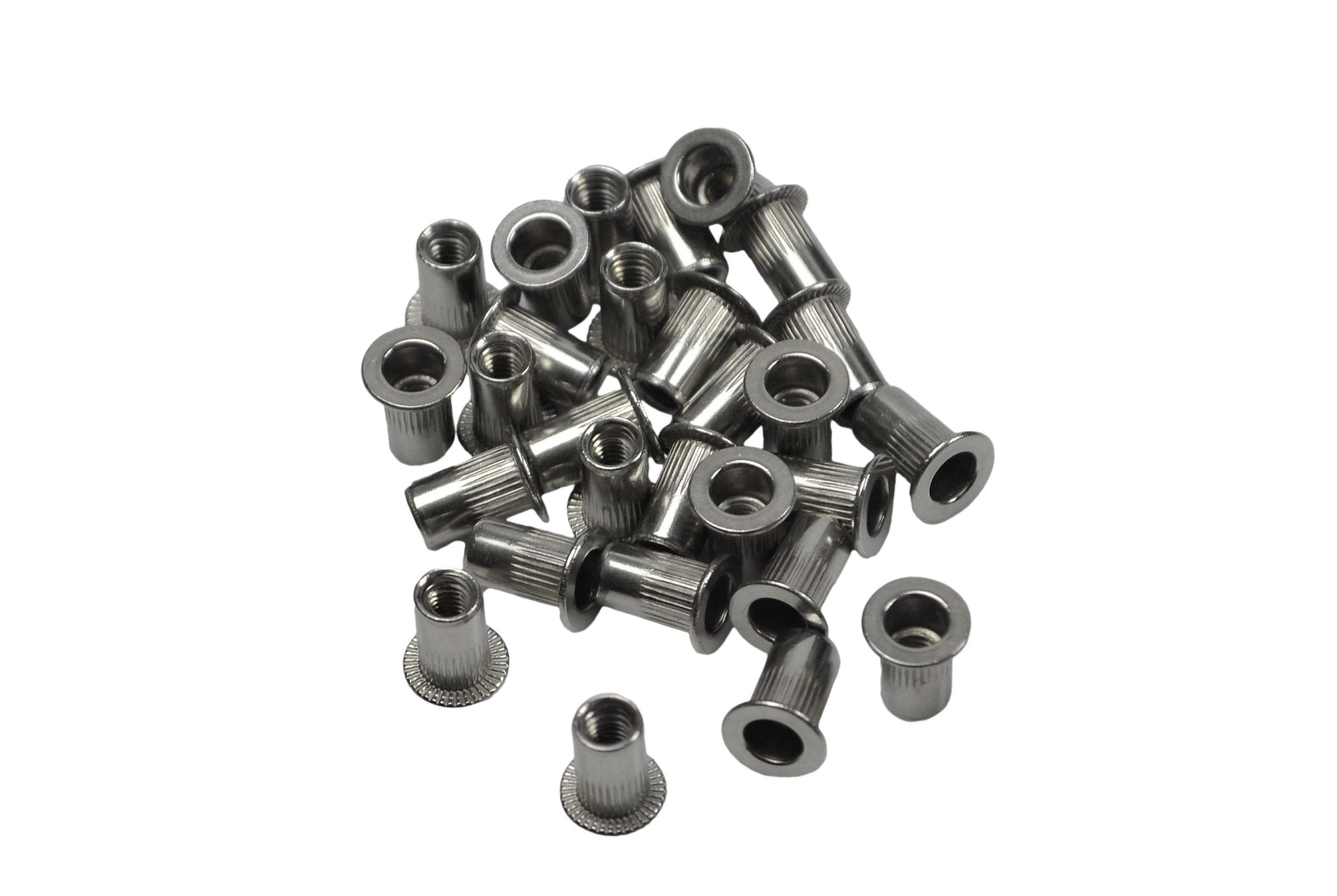 M5 Metric Zinc Plated Steel Nutserts Rivet Nuts Bulk Pack of 100 - Twin Eagle Imports