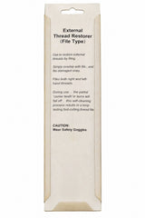 Metric External Thread Restoring File - 8-Pitch Thread Repair Tool 0.75 mm to 3.0 mm - Twin Eagle Imports