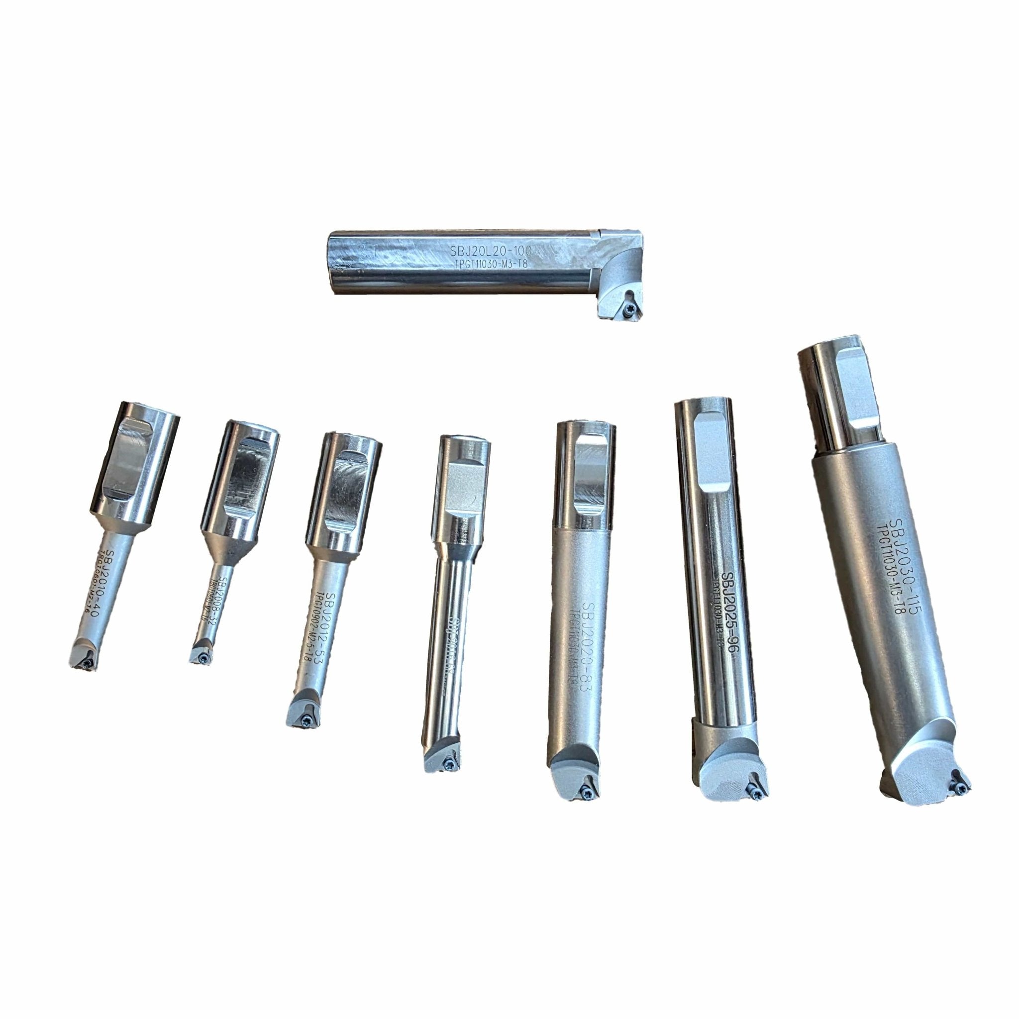 NBH2084 Fine Boring Head Set – NT40 with 8pc 20mm Boring Bars - Twin Eagle Imports