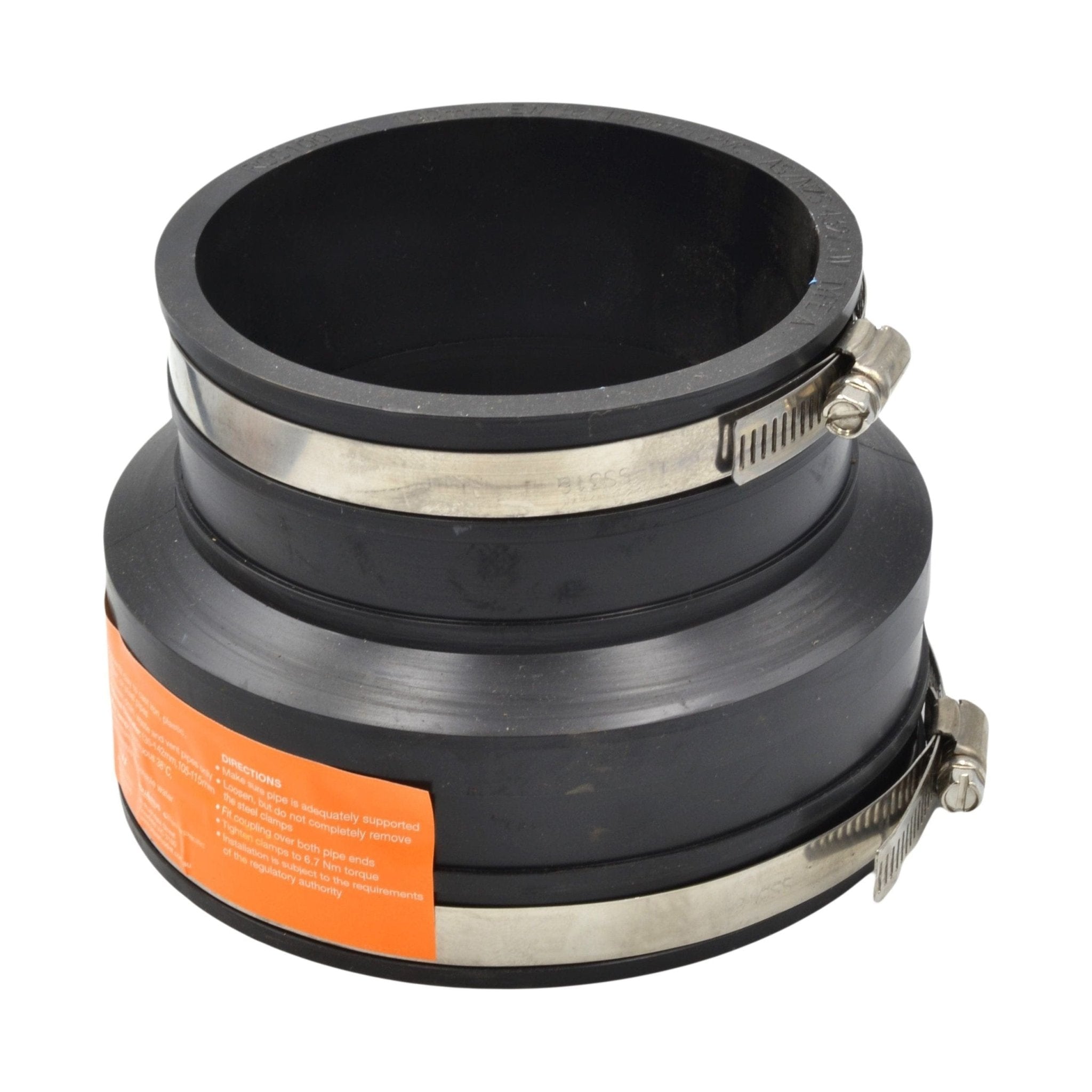 Octopus 100mm Type A PVC Flexible Quick Reducer Coupling Connector - Twin Eagle Imports
