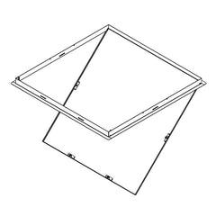 Pack of 6 Ductsure Access Panel White Powder Coated 8"x8" (203x203mm) - Twin Eagle Imports