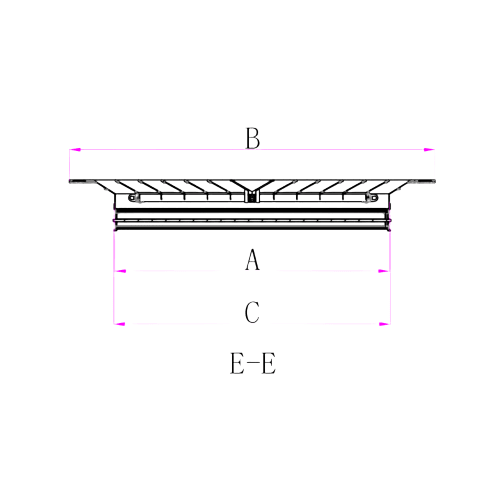 Pack of 6 Ductsure White Aluminium Vent Grille Square Slat (295x295mm) - Twin Eagle Imports
