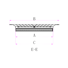 Pack of 6 Ductsure White Aluminium Vent Grille Square Slat (295x295mm) - Twin Eagle Imports