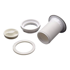 Plastec Drain Waste Extended 40mm Stainless Steel Plug and Waste Unit