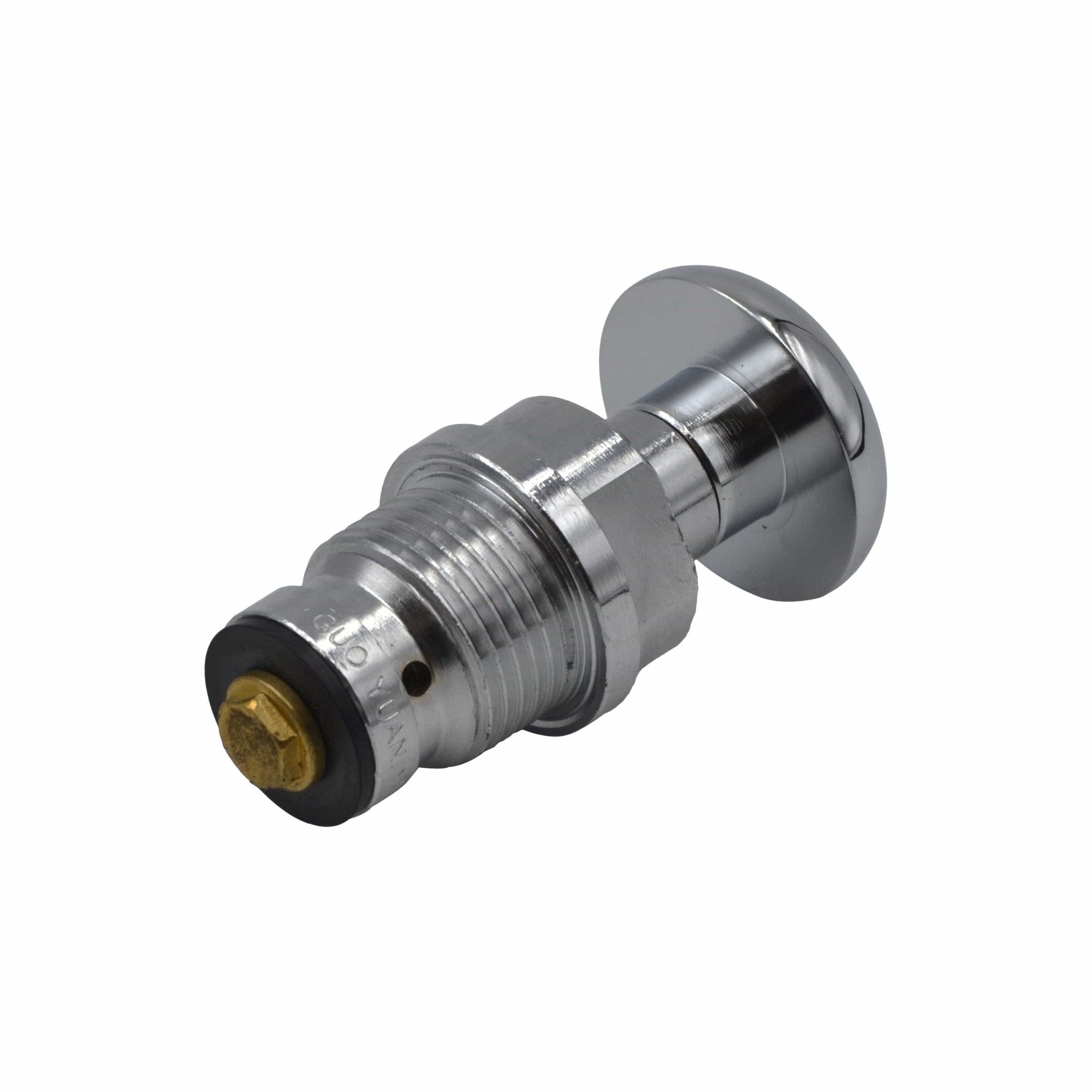 Plunger-Style Shut-Off Tap with Chrome Finish - Twin Eagle Imports