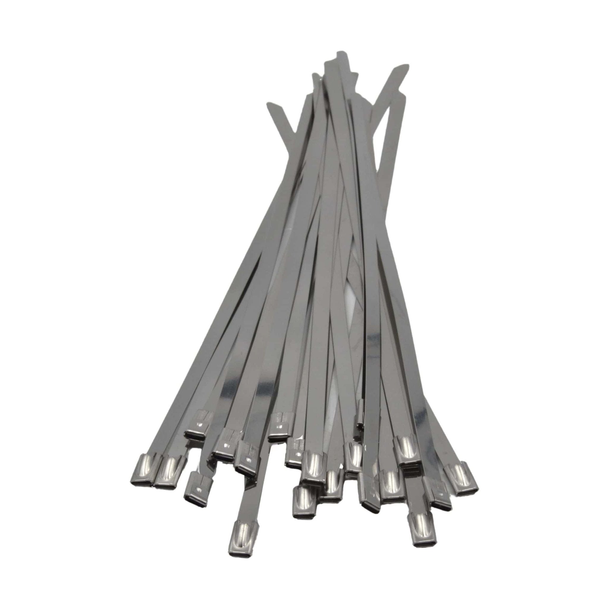 RAPTOR 304 Stainless Steel 300mm x 4.8mm Cable Ties, 20 Pack - Twin Eagle Imports