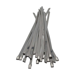 RAPTOR 304 Stainless Steel 300mm x 4.8mm Cable Ties, 20 Pack - Twin Eagle Imports