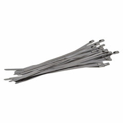 RAPTOR 304 Stainless Steel 300mm x 4.8mm Cable Ties, 20 Pack - Twin Eagle Imports