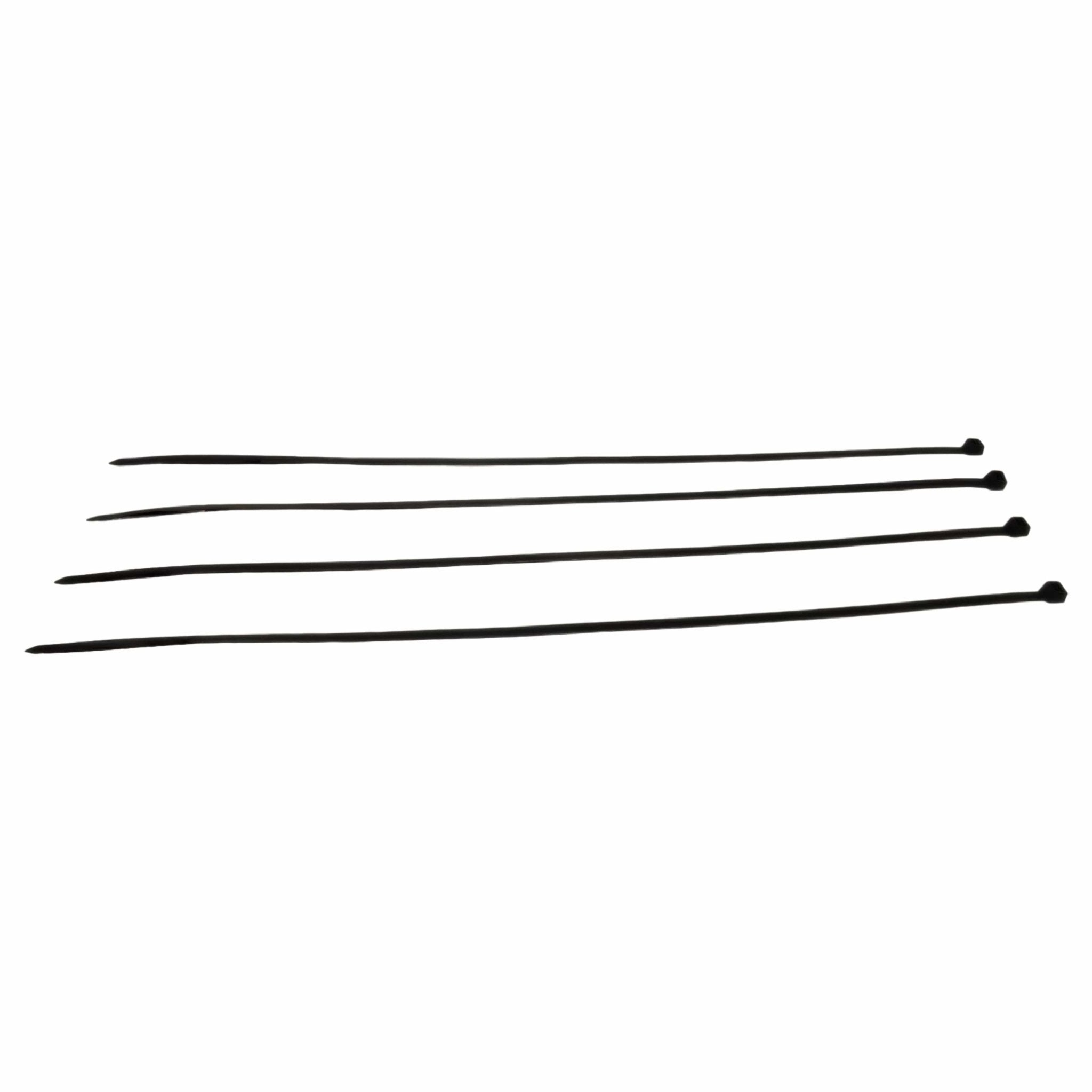 RAPTOR Black 550mm x 7.6mm Heavy Duty Cable Ties, 100 Pack - Twin Eagle Imports