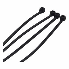 Raptor Cable Tie RAPTOR Black 100mm x 2.5mm Medium Duty Cable Ties, 100 Pack