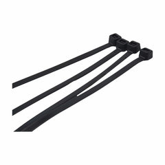 Raptor Cable Tie RAPTOR Black 200mm x 4.8mm Medium Duty Cable Ties, 20 Pack