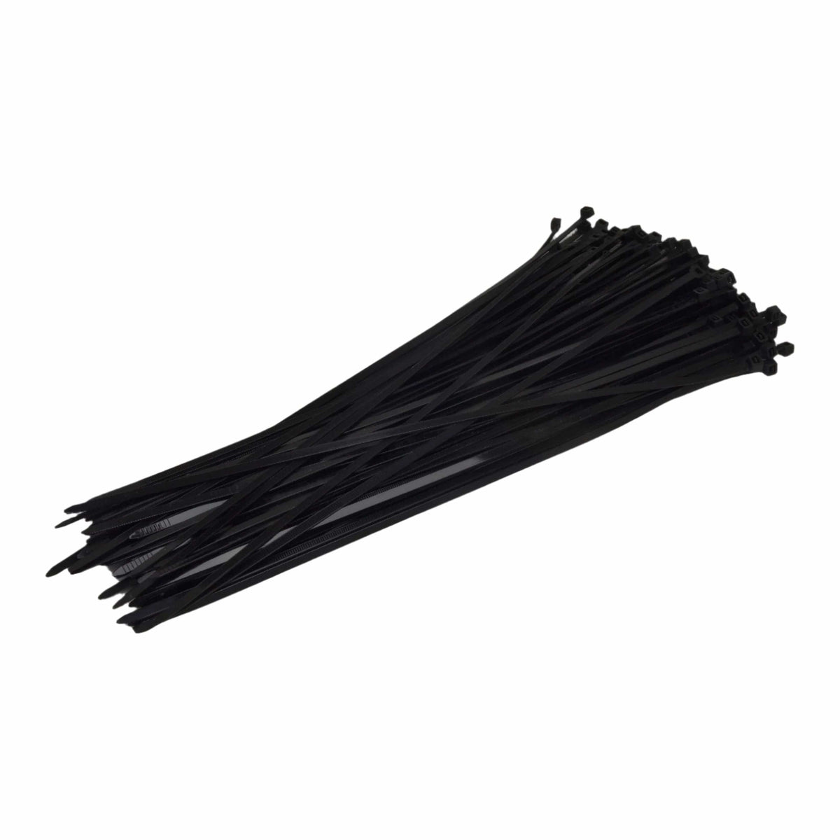 Raptor Cable Tie RAPTOR Black 370mm x 4.8mm Medium Duty Cable Ties, 100 Pack