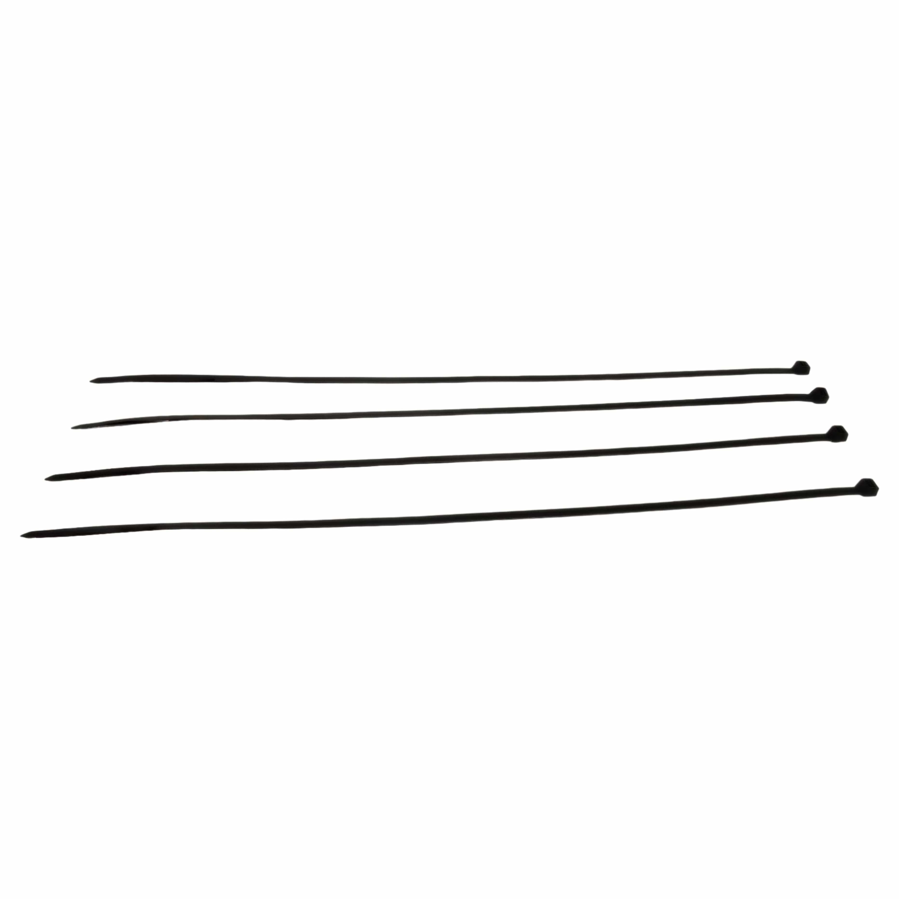 Raptor Cable Tie RAPTOR Black 550mm x 7.6mm Heavy Duty Cable Ties, 100 Pack