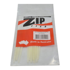 Raptor Cable Tie RAPTOR White 200mm x 4.8mm Medium Duty Cable Ties, 20 Pack
